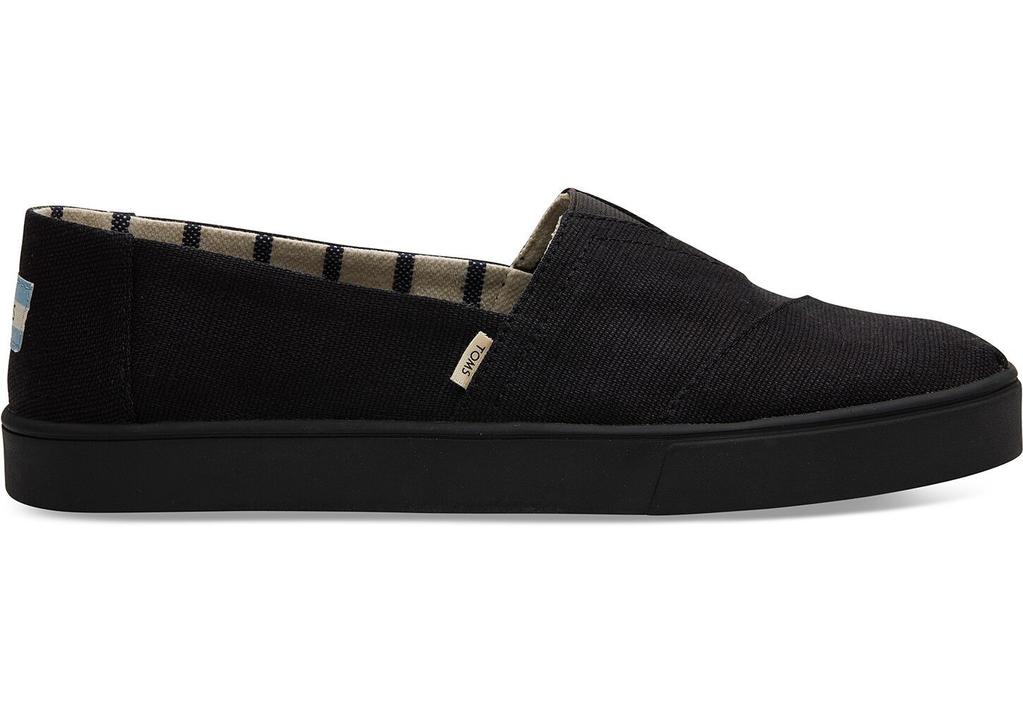 Toms Venice Canvas Cupsole Classics - Mens Alpargata Espadrilles - Black - NZ - 793861TSW